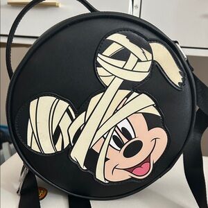 Disney Black Round Crossbody Bag